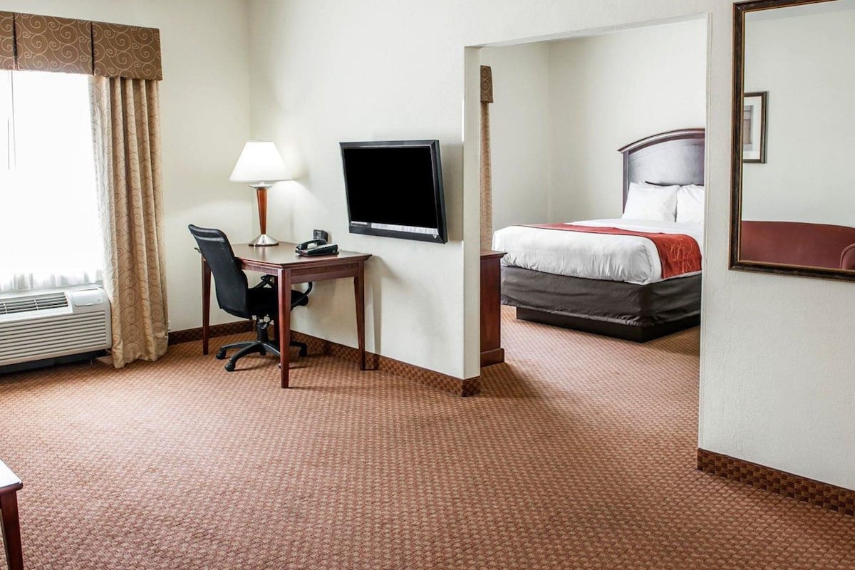 Suite, 1 Bedroom, Non Smoking (2 Queen Beds with Sofa Bed) | 1 bedroom, premium bedding, desk, blackout curtains