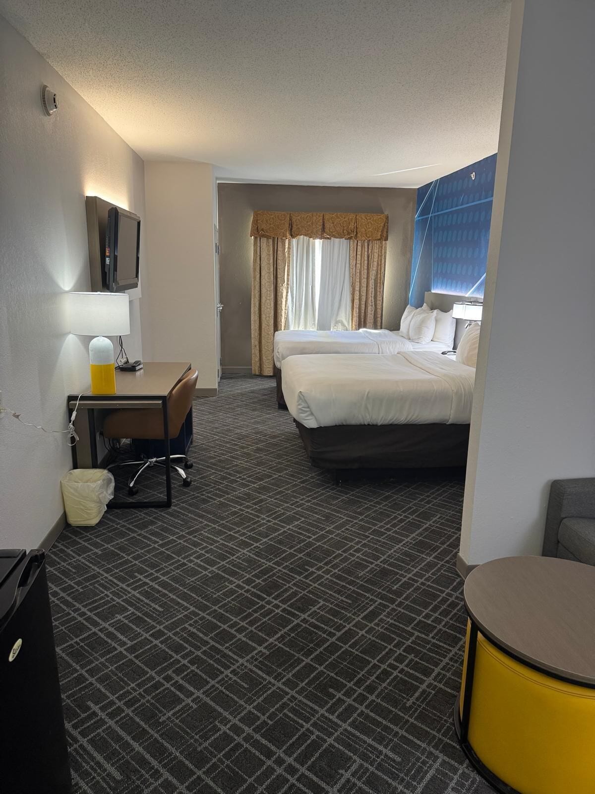 Studio Suite (2 Queen Beds with Sofa Bed) | Premium bedding, desk, blackout drapes, iron/ironing board