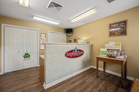 Reception. Affordable Suites Myrtle Beach