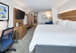 Suite, 1 King Bed | Premium bedding, pillowtop beds, in-room safe, desk - Holiday Inn Express & Suites San Antonio NW near SeaWorld by IHG (San Antonio)