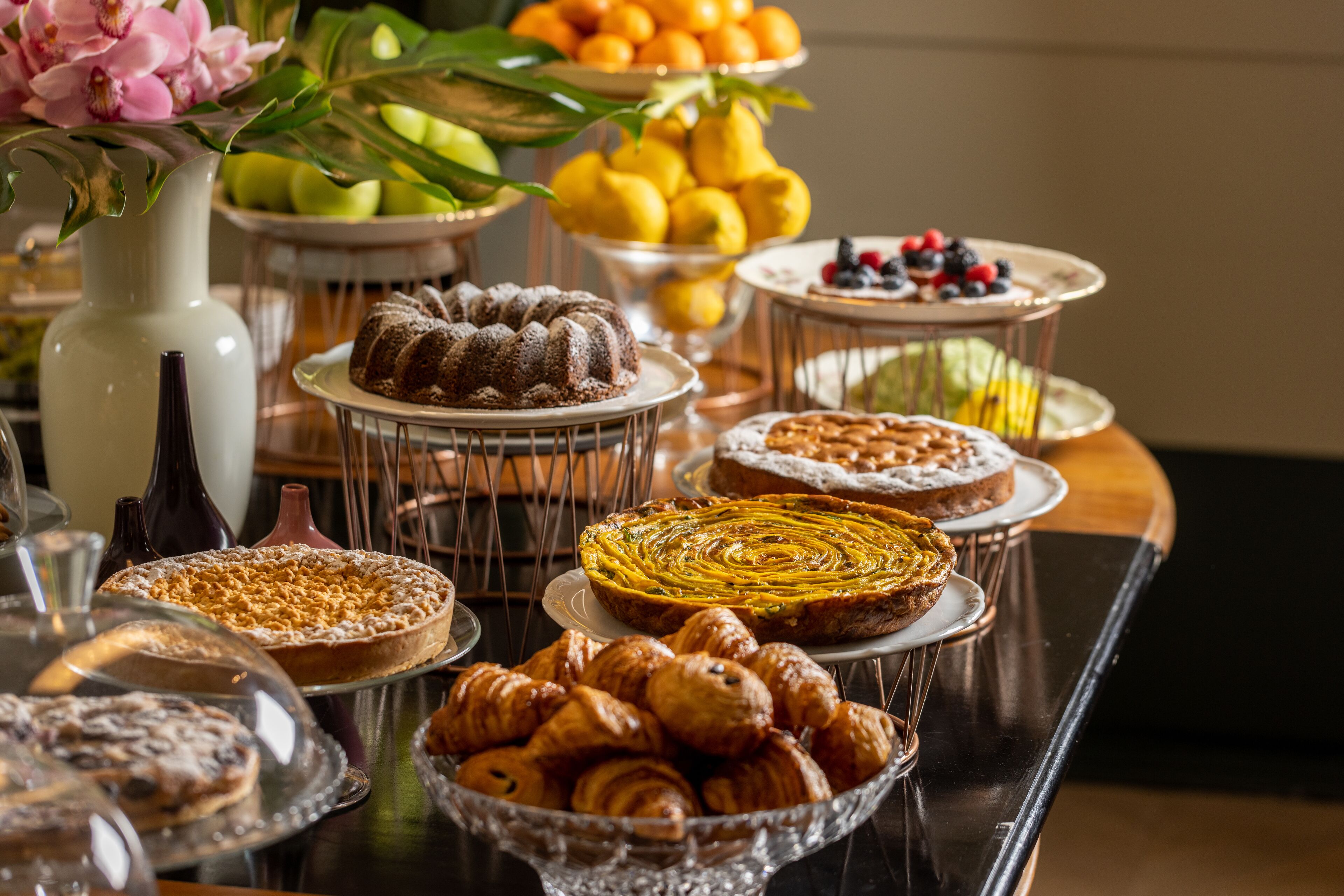 Daily buffet breakfast (EUR 34 per person)