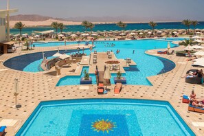 5 outdoor pools, pool umbrellas, sun loungers - Barceló Tiran Sharm (Sharm El Sheikh)