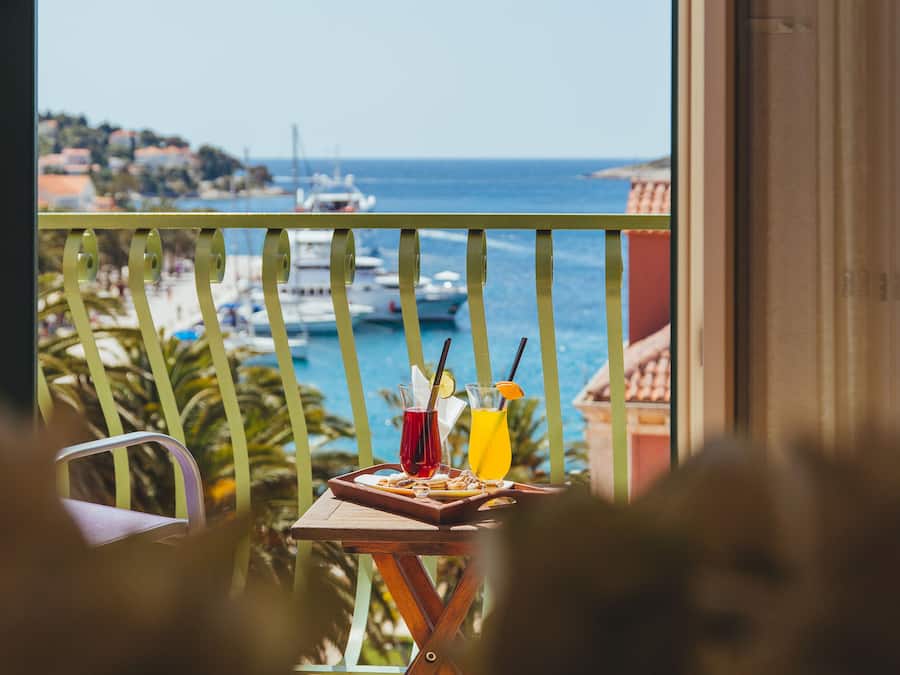 Utsikt fra overnattingsstedet