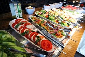 뷔페 아침 식사
