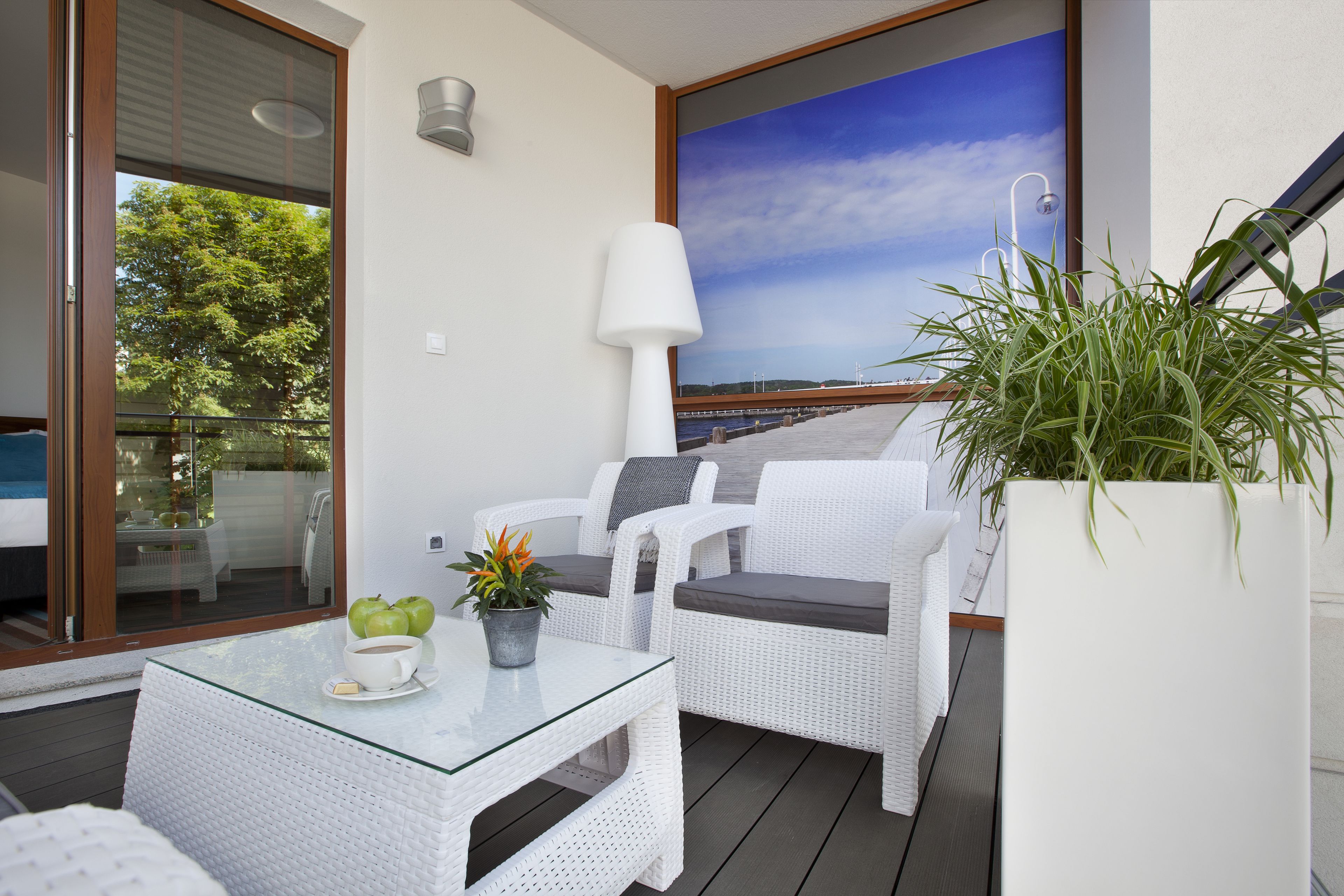 double classic terrace | balcony