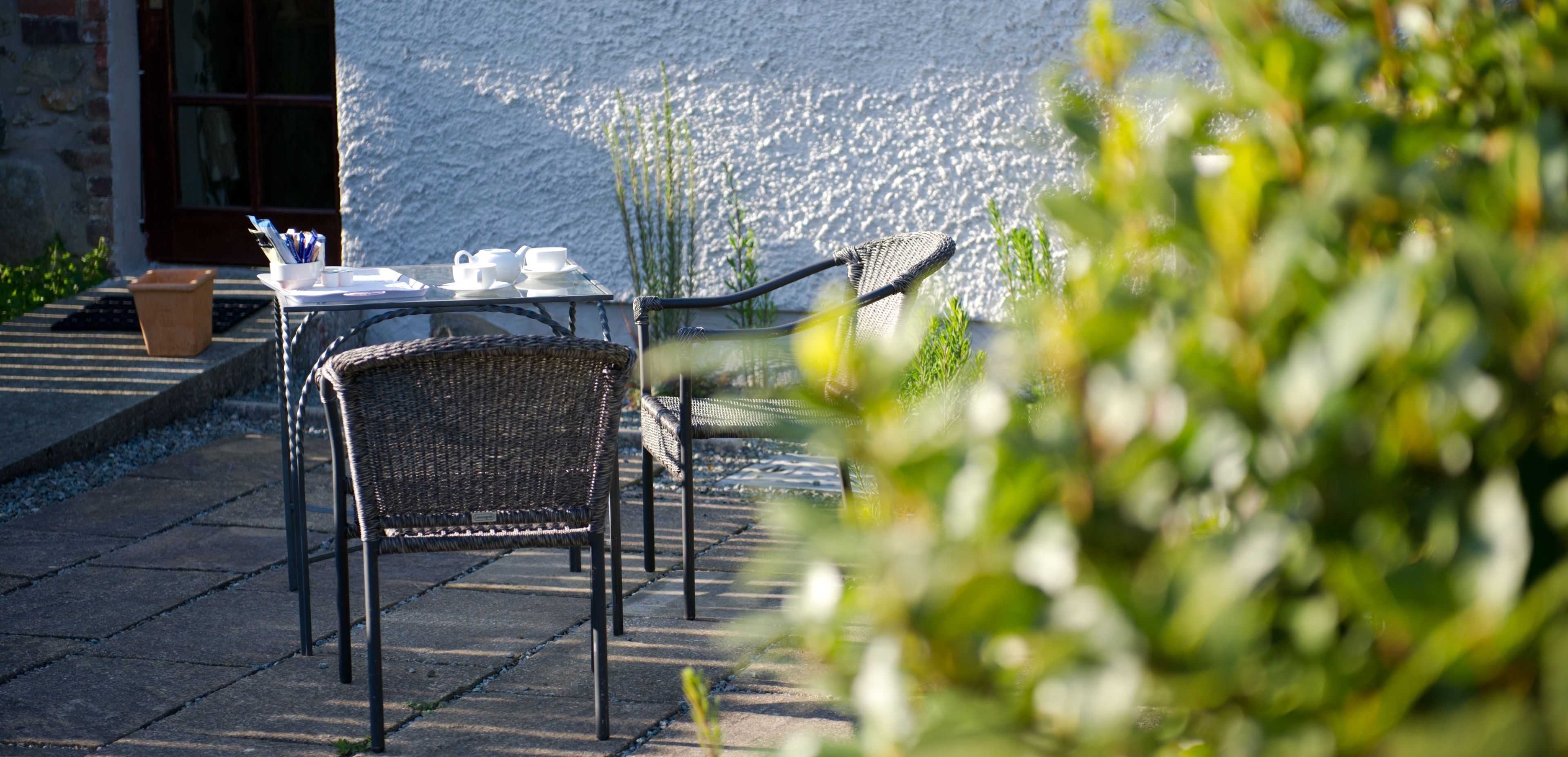 Habitación superior (Courtyard Super King) | Terraza o patio