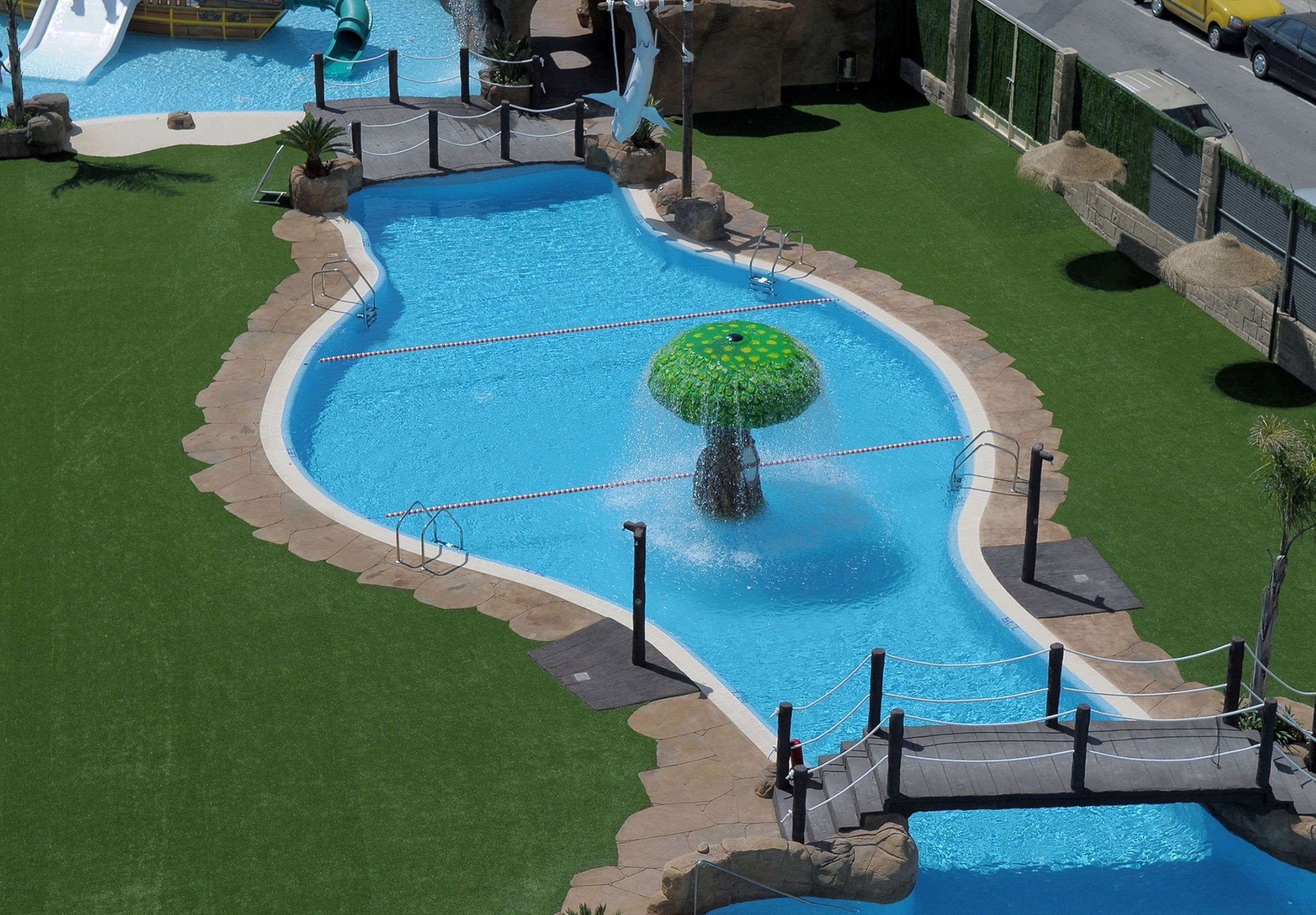 indoor pool, seasonal outdoor pool, pool loungers