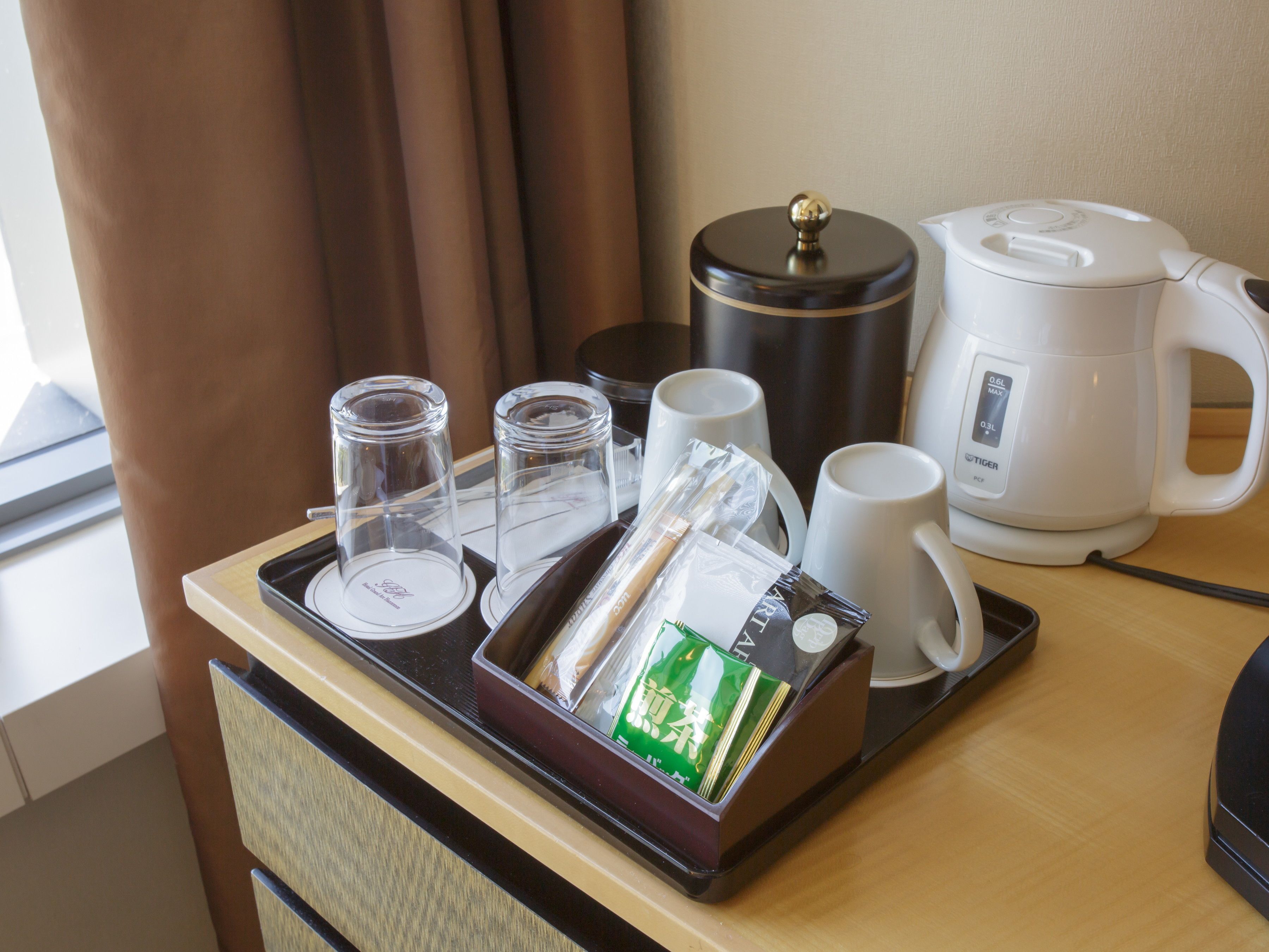 semi double room smoking (140cm bed width / palace side) | down duvets, in-room safe, desk, blackout curtains