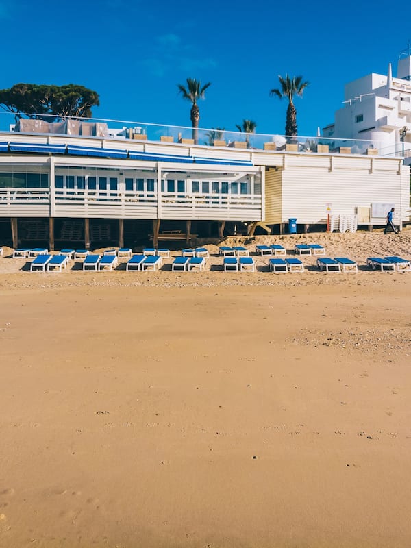 On the beach