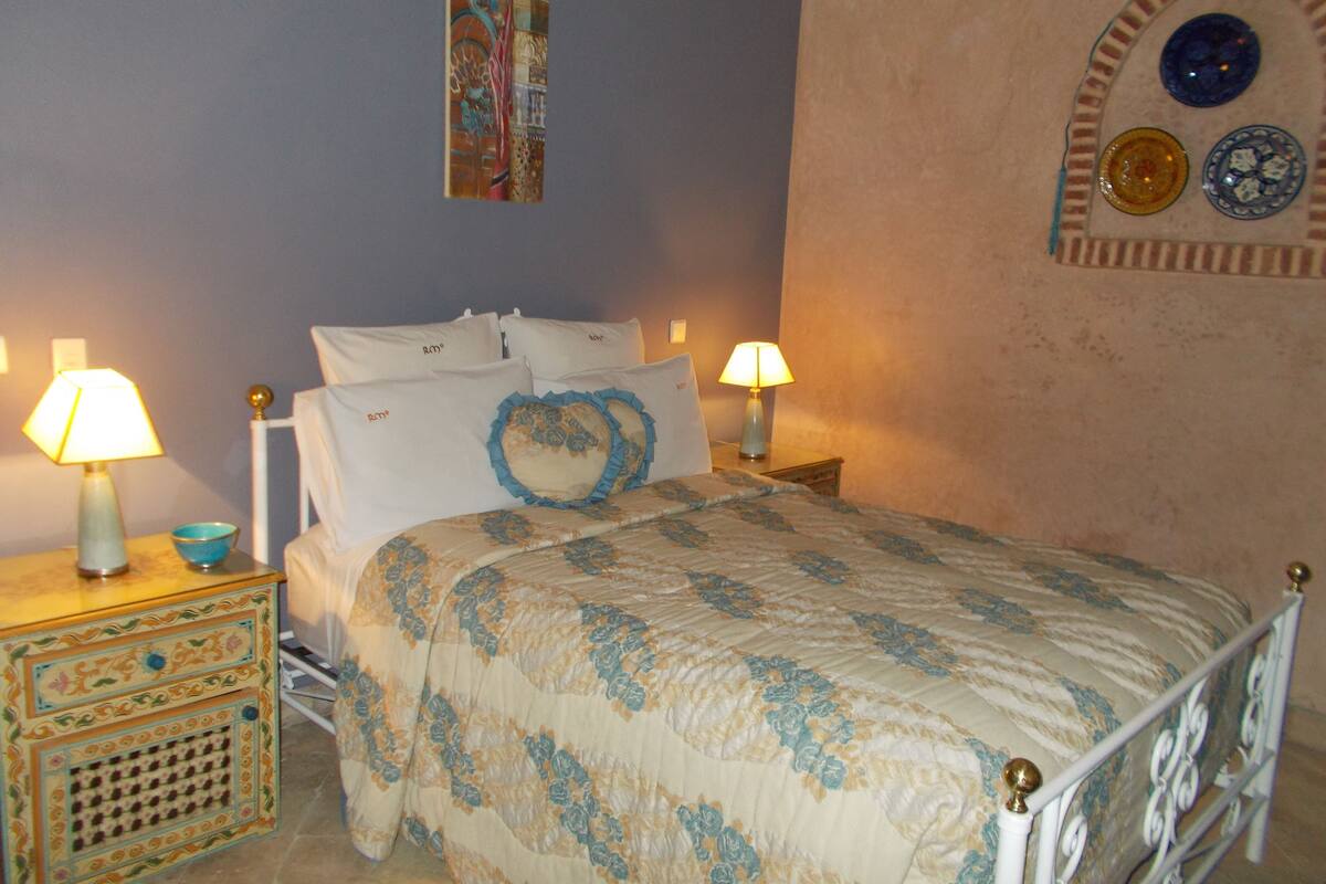 Standard Room, 1 Katil Kelamin (Double) (Moon) | Cadar kapas Mesir, peralatan tempat tidur premium, gebar bulu kapas