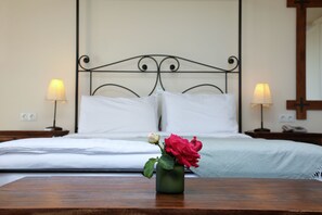 Ropa de cama de alta calidad y minibar