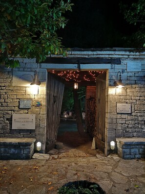 Entrada de la propiedad