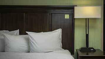 Pillowtop beds, in-room safe, soundproofing, iron/ironing board