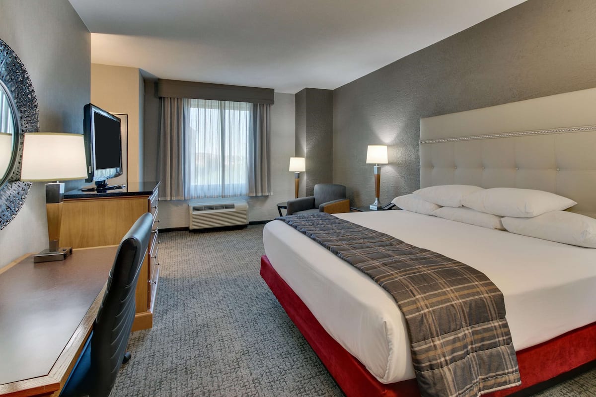 deluxe room, 1 king bed, accessible, refrigerator & microwave (2 rooms, board room table, tub) | meeting facility