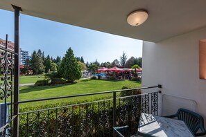 Blick vom Balkon