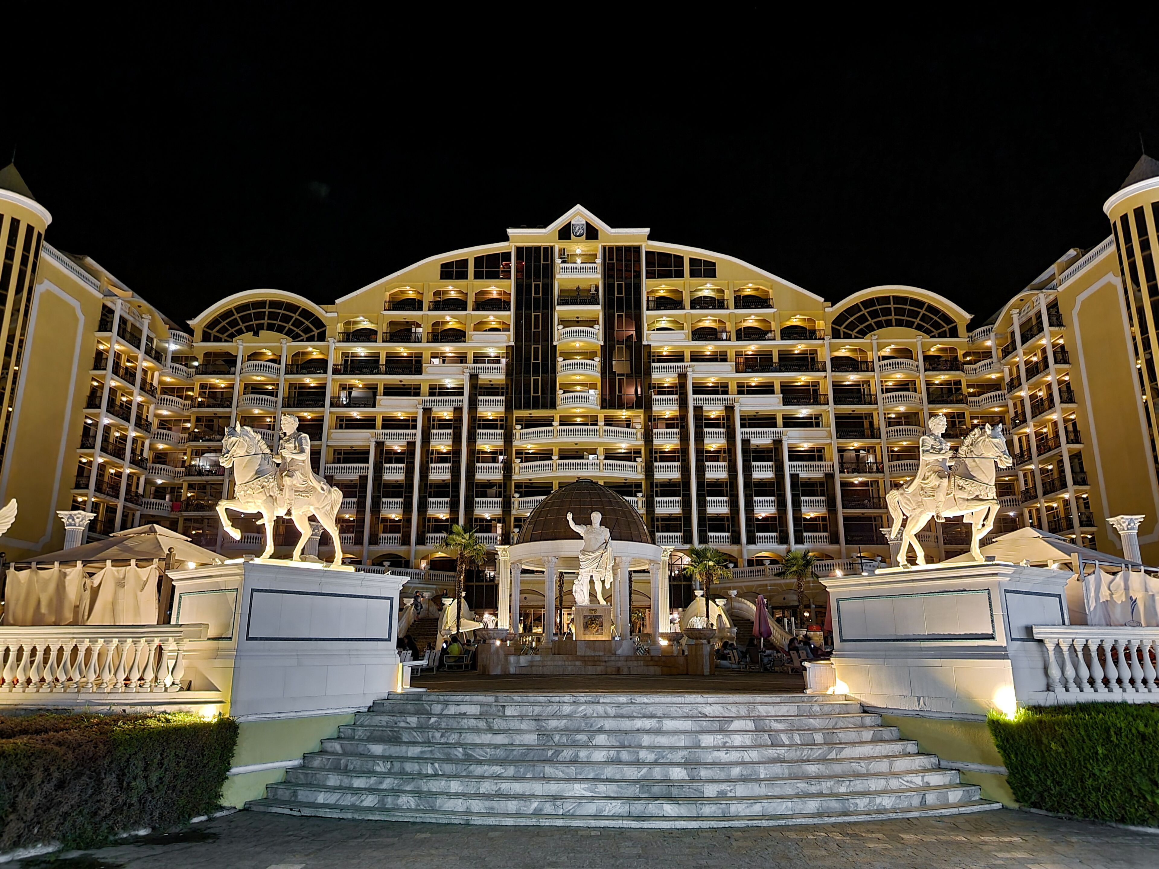 Front of property – evening/night
