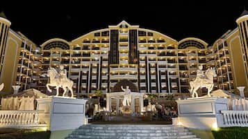 Front of property – evening/night