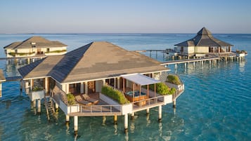 Executive Suite, 2 Double Beds (Two Bedroom Overwater Suite) | Minibar, in-room safe, desk, blackout drapes