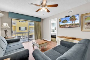 Condo, 3 Bedrooms | Living area | Flat-screen TV, DVD player