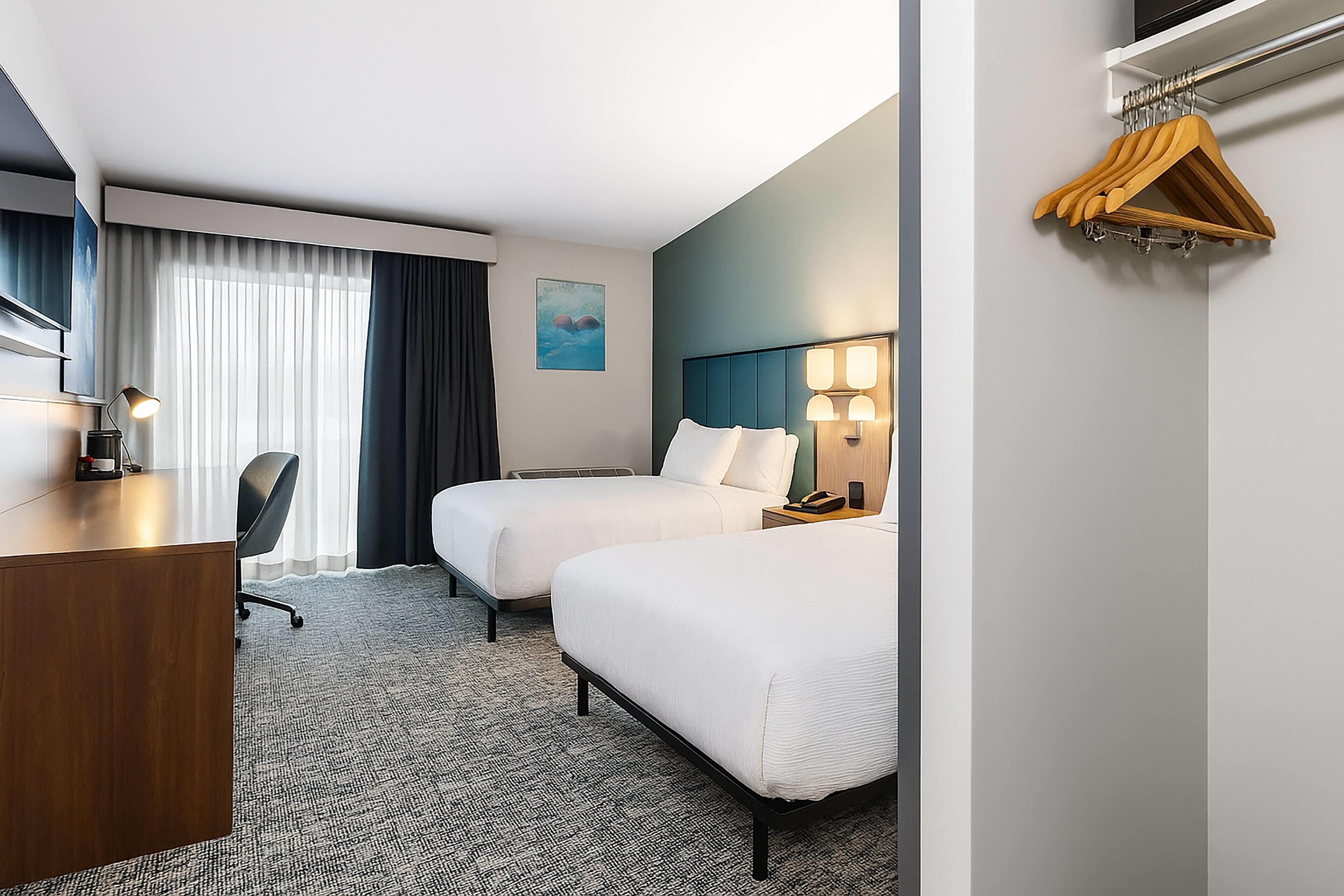 客房, 2 张双人床, 无烟房 | 免费 WiFi、床单