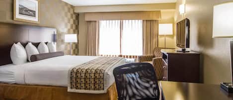 Egyptian cotton sheets, pillowtop beds, in-room safe, desk