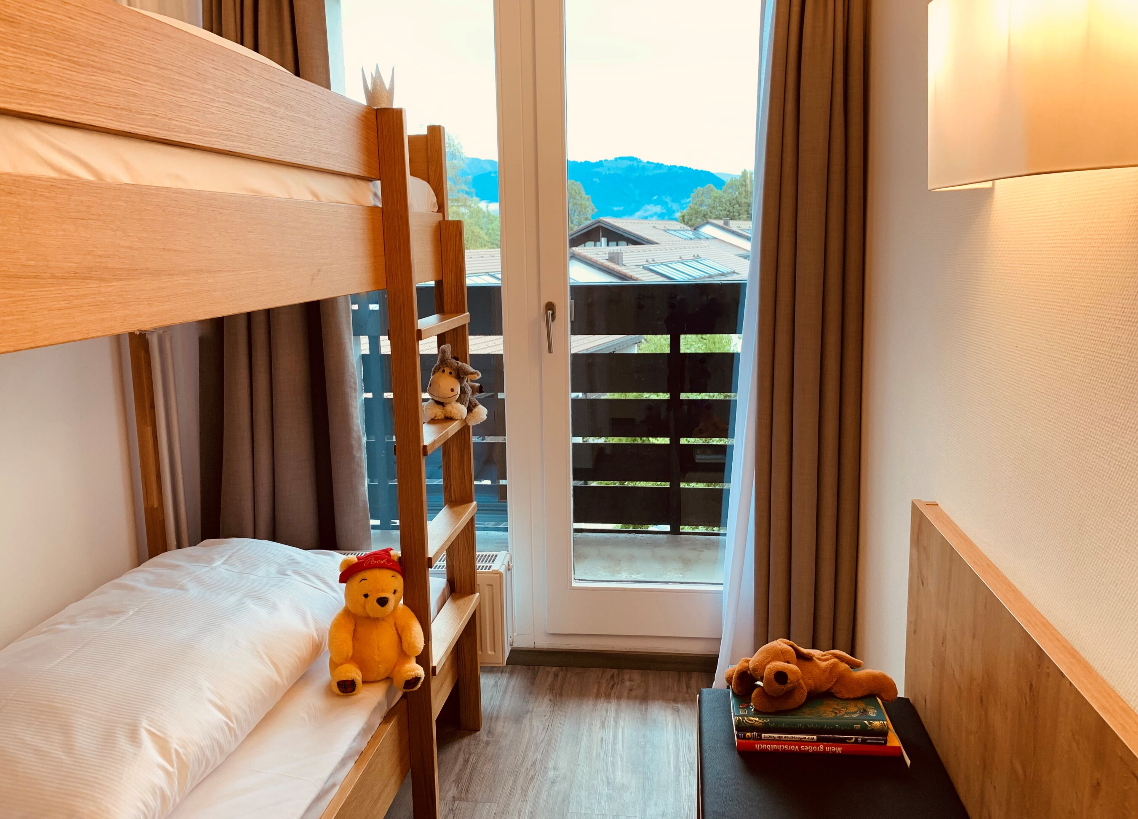 家庭公寓, 2 間臥室, 露台, 山景 | 遮光窗簾/窗簾、可攜式嬰兒床、免費 Wi-Fi、床單