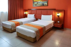 Down duvets, in-room safe, individually furnished, blackout curtains