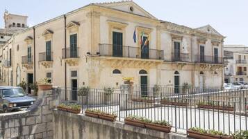 Blick von der Unterkunft