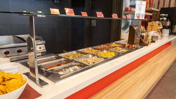 Daily buffet breakfast for a fee