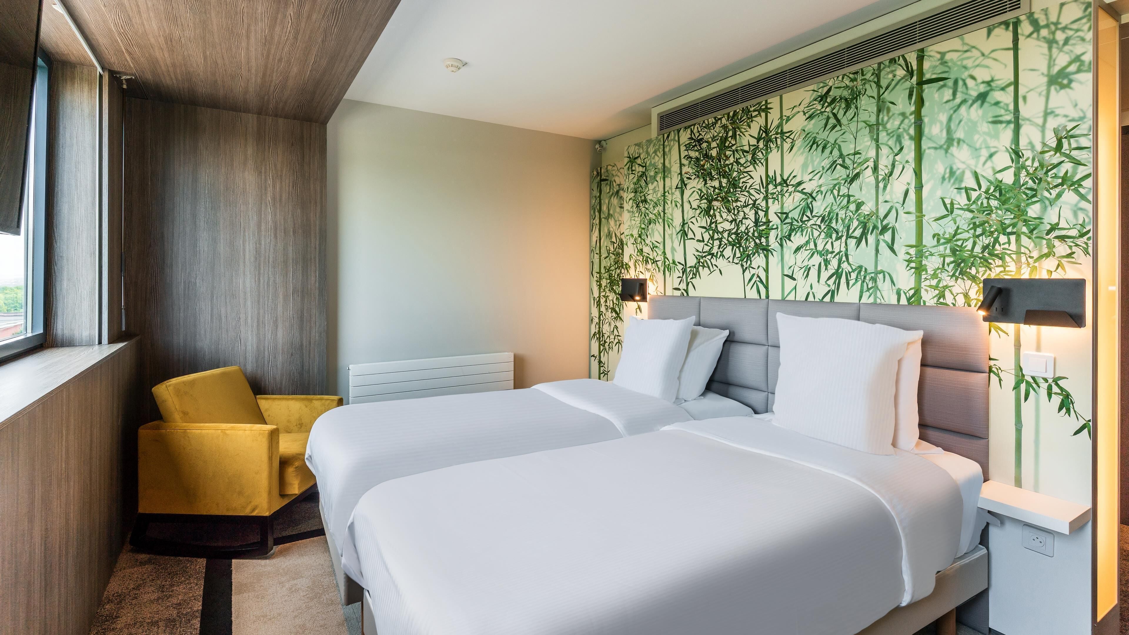 premium bedding, minibar, in-room safe, desk