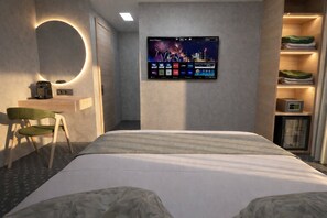 Minibar, in-room safe, desk, soundproofing - Garni Hotel Fineso (Budva)
