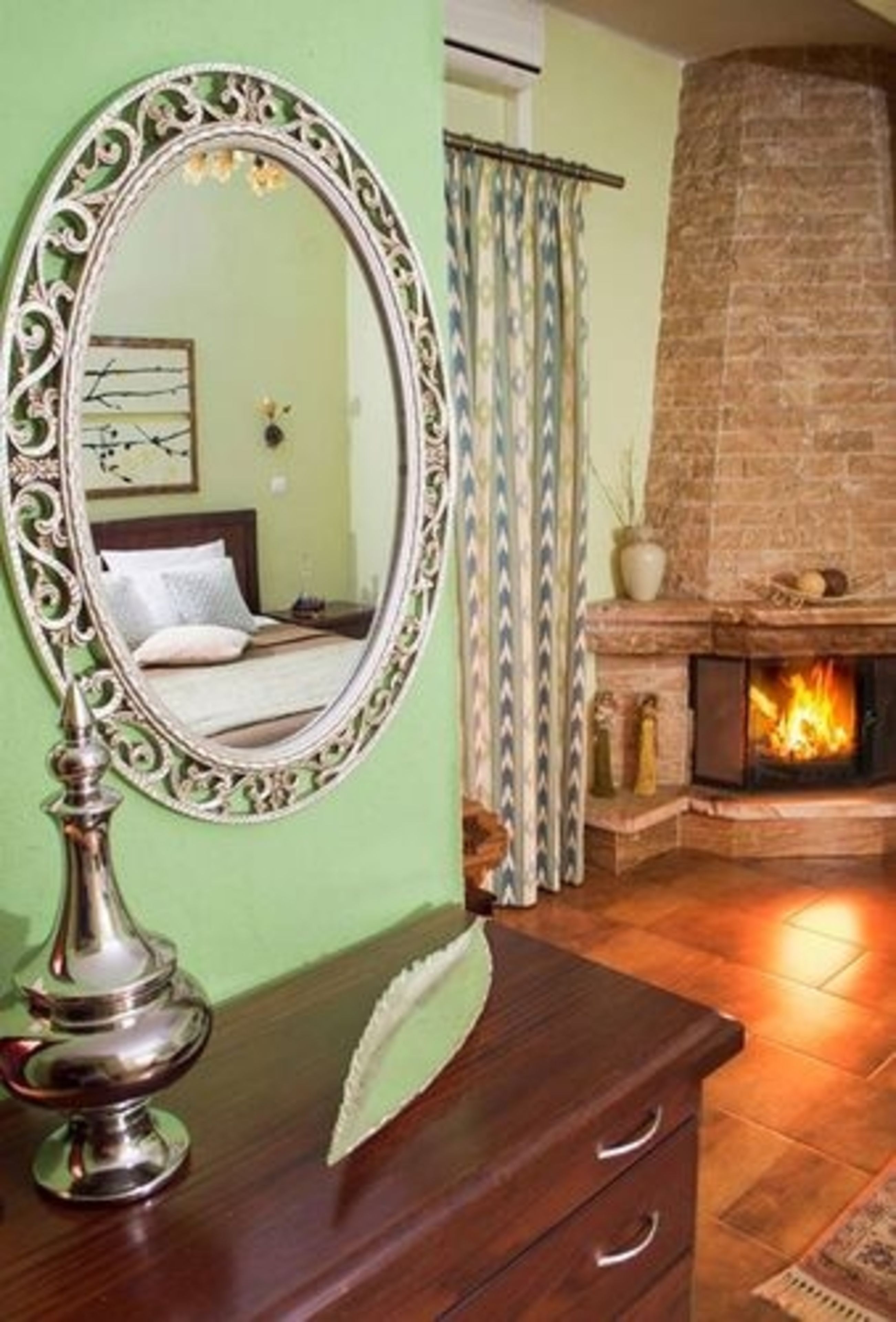 comfort double room, hot tub, mountain view | 1 bedroom, pillow-top beds, individually decorated, blackout curtains