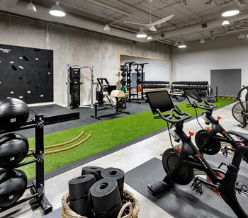 Fitness center at 1 Hotel Toronto