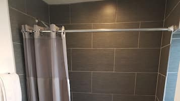 Free toiletries, hair dryer, towels