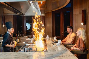 4 restaurants, breakfast, lunch, dinner served; international cuisine