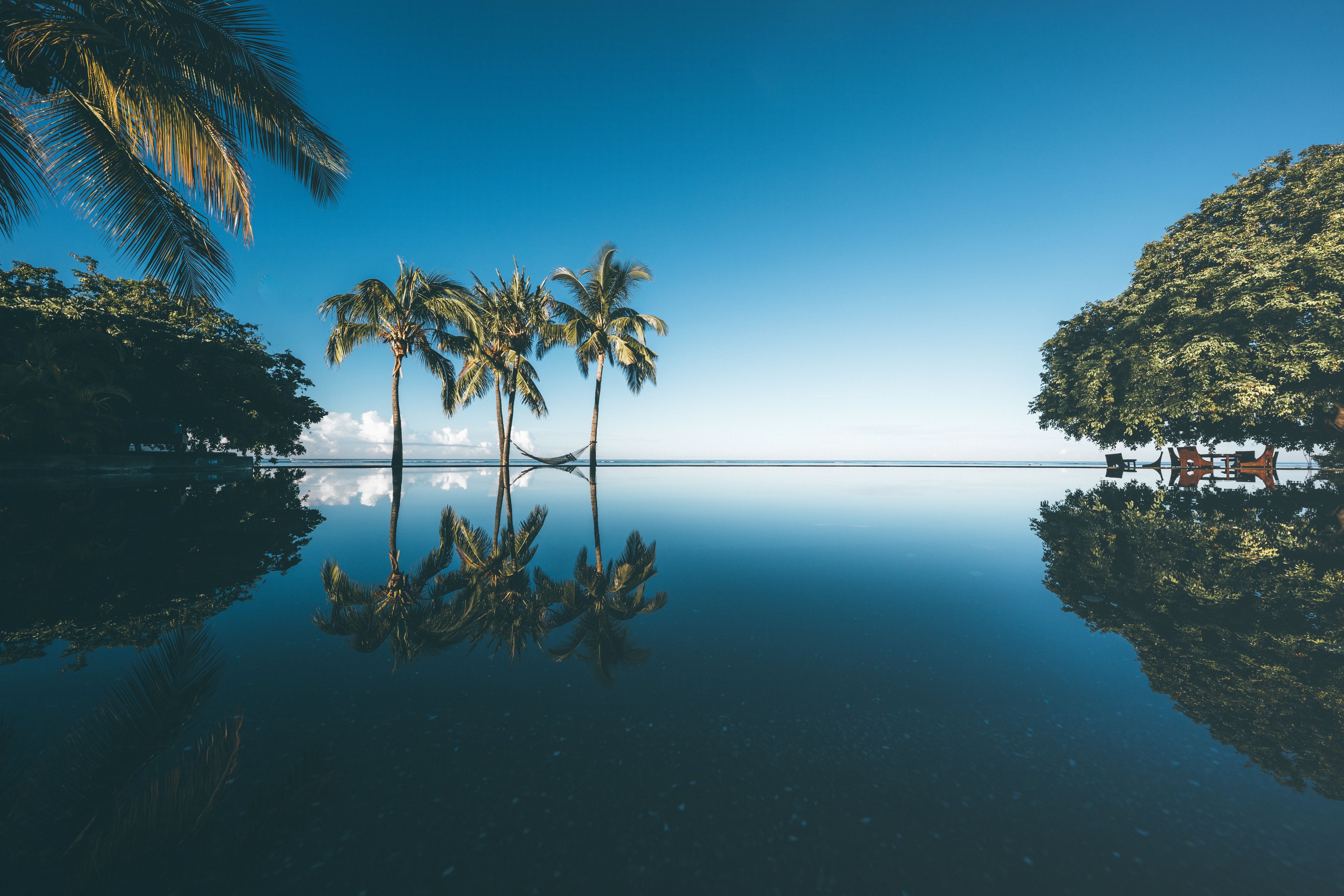 2 outdoor pools, pool umbrellas, pool loungers