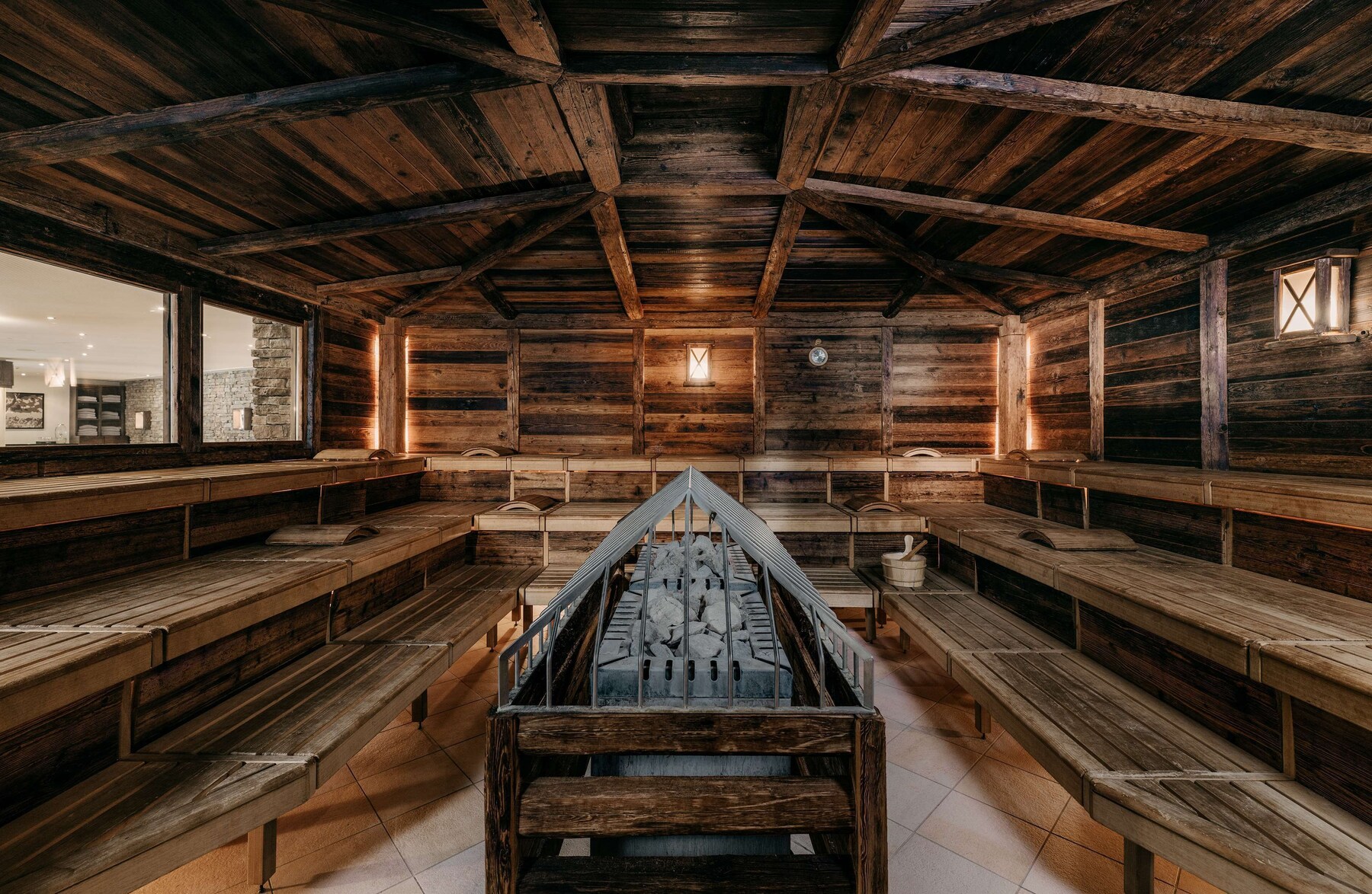 Salle de soins pour les couples, sauna, bain de vapeur, bain turc/hammam
