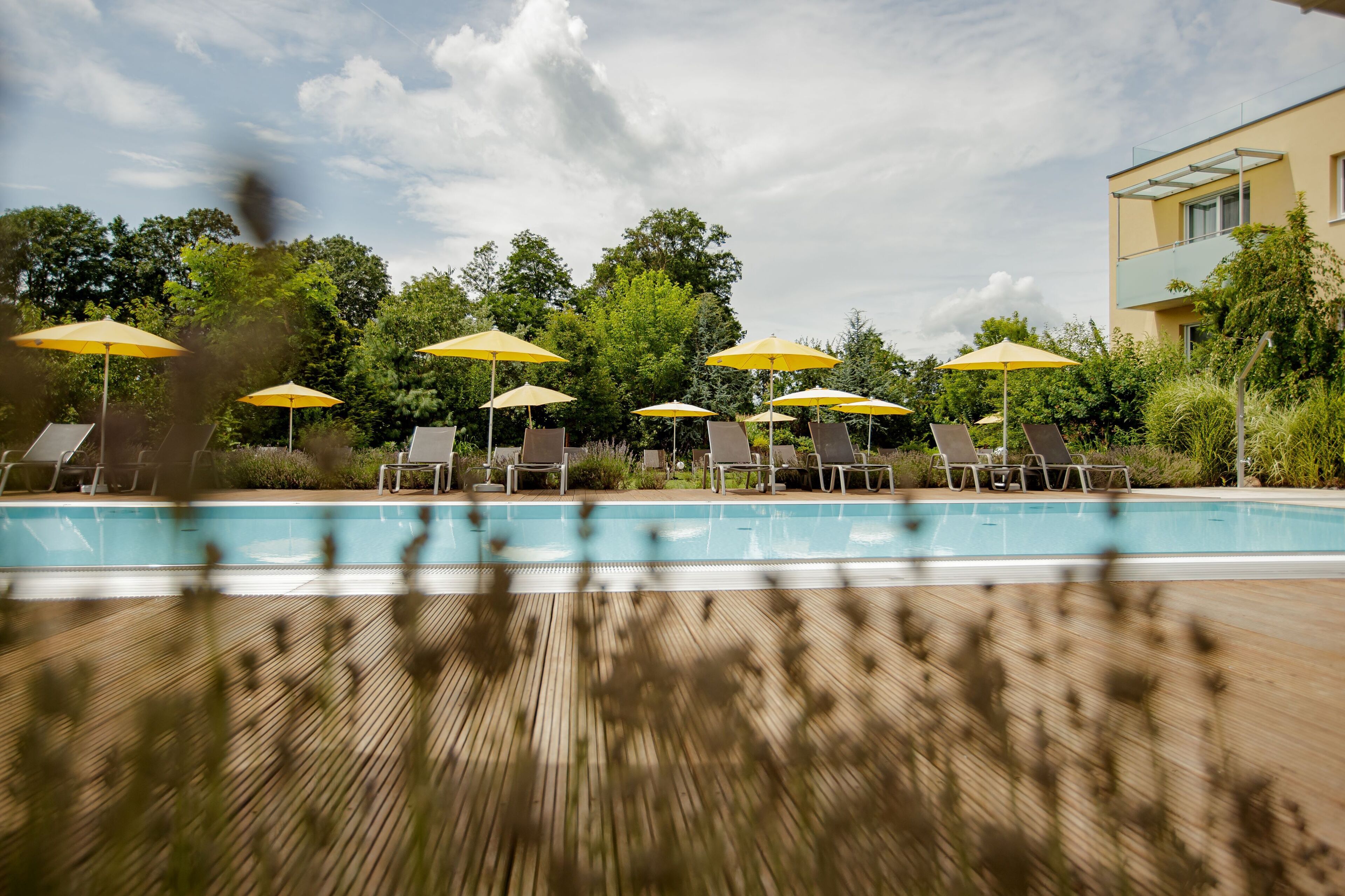Piscine extérieure (ouverte en saison), parasols de plage