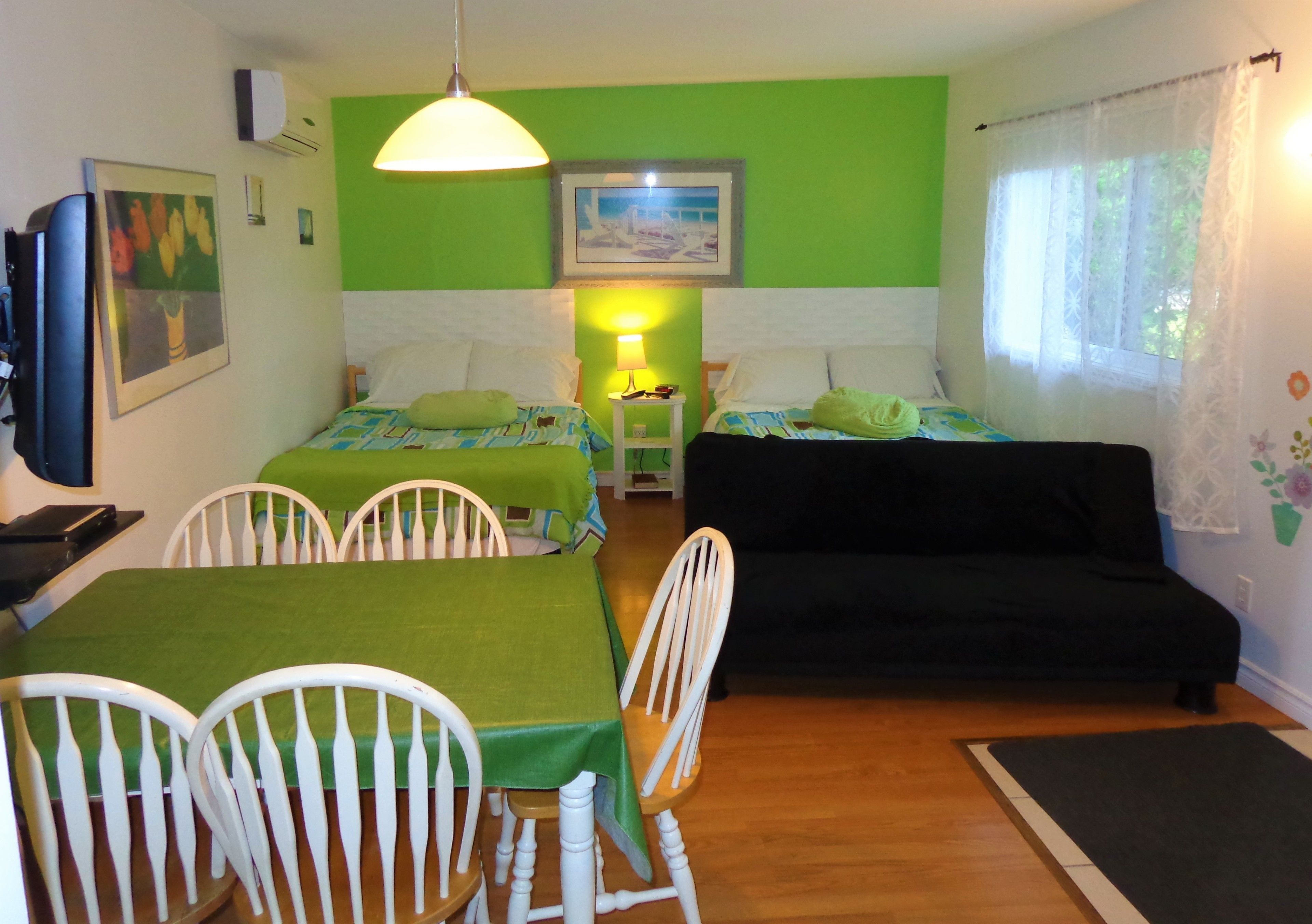 Studio, plusieurs lits, coin cuisine (2 double beds) | Literie de qualité supérieure, décoration personnalisée, bureau