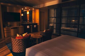 Suite, 1 très grand lit, non-fumeurs (Club Lounge Access) | 1 chambre, literie de qualité supérieure, matelas Select Comfort
