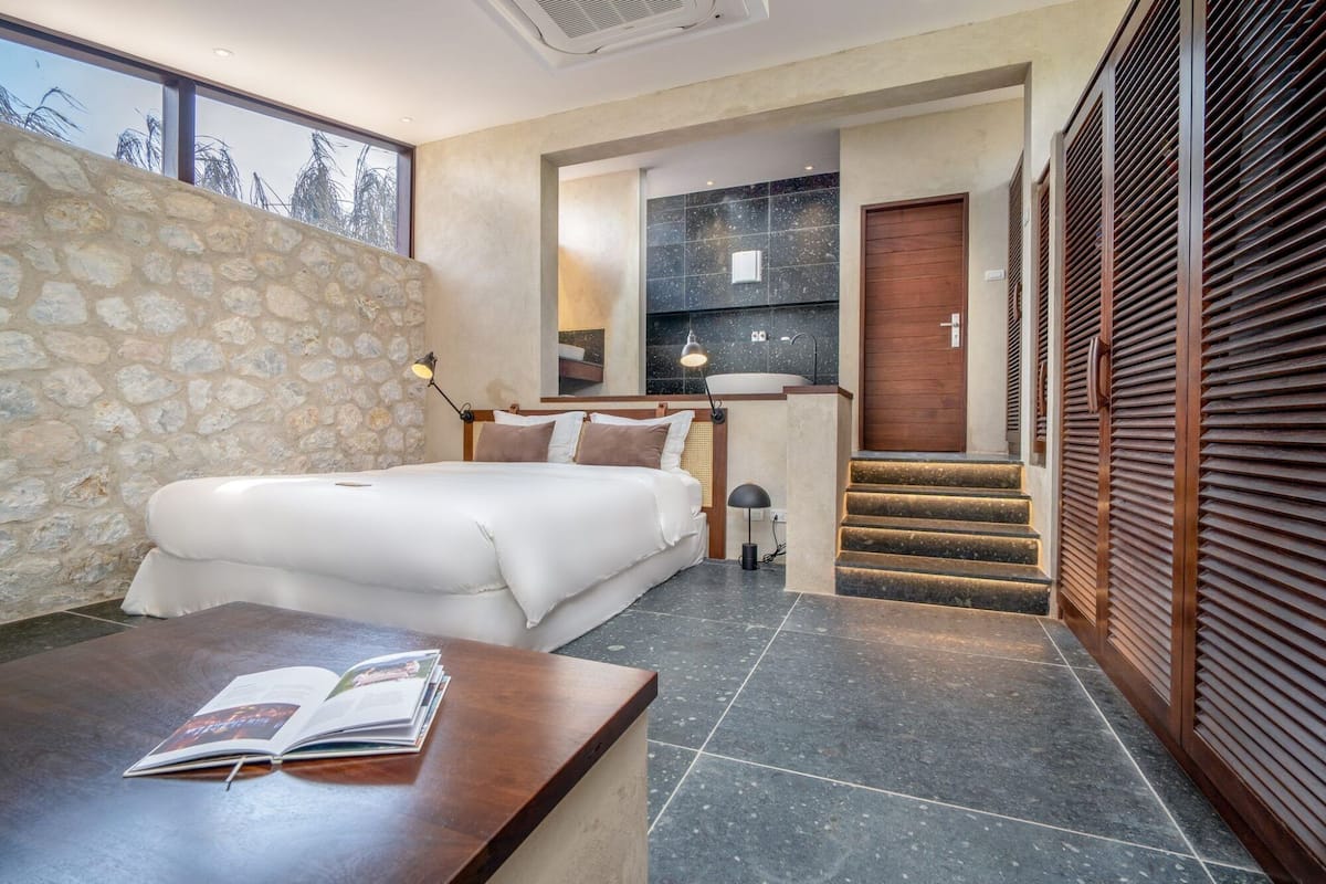 Villa, Private Pool | Premium bedding, in-room safe, desk, blackout curtains