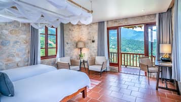 Bungalow Premium | 1 phòng ngủ, bộ đồ giường cao cấp, két bảo mật tại phòng, bàn