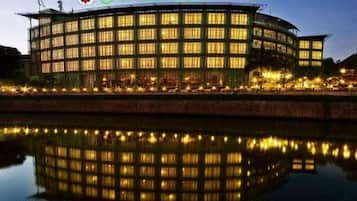 Front of property – evening/night