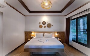 Villa Confort, 1 très grand lit, vue jardin | 1 chambre, minibar, coffres-forts dans les chambres