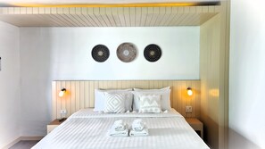 Villa Prestige, 1 très grand lit, vue sur l’océan | Minibar, coffre-fort, décor unique, ameublement unique