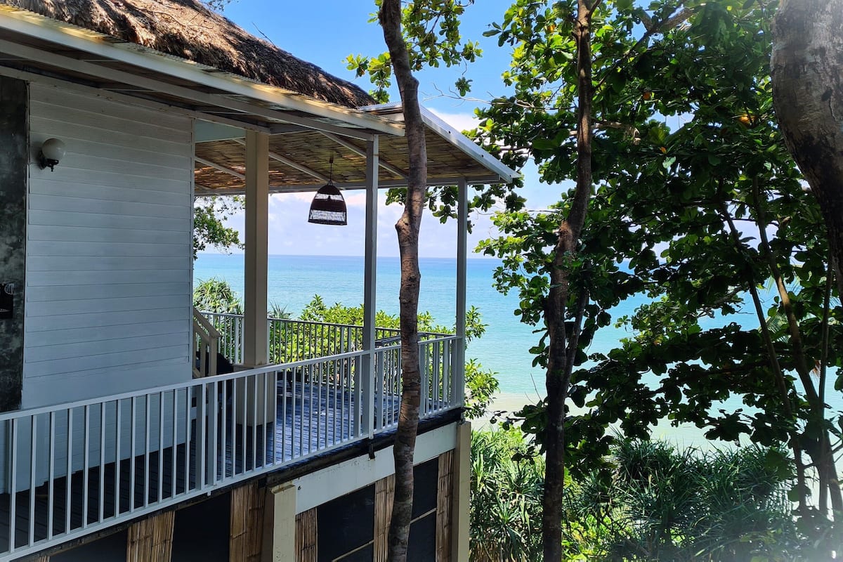Villa Présidentielle, 1 trÚs grand lit, vue océan | 1 chambre, minibar, coffres-forts dans les chambres