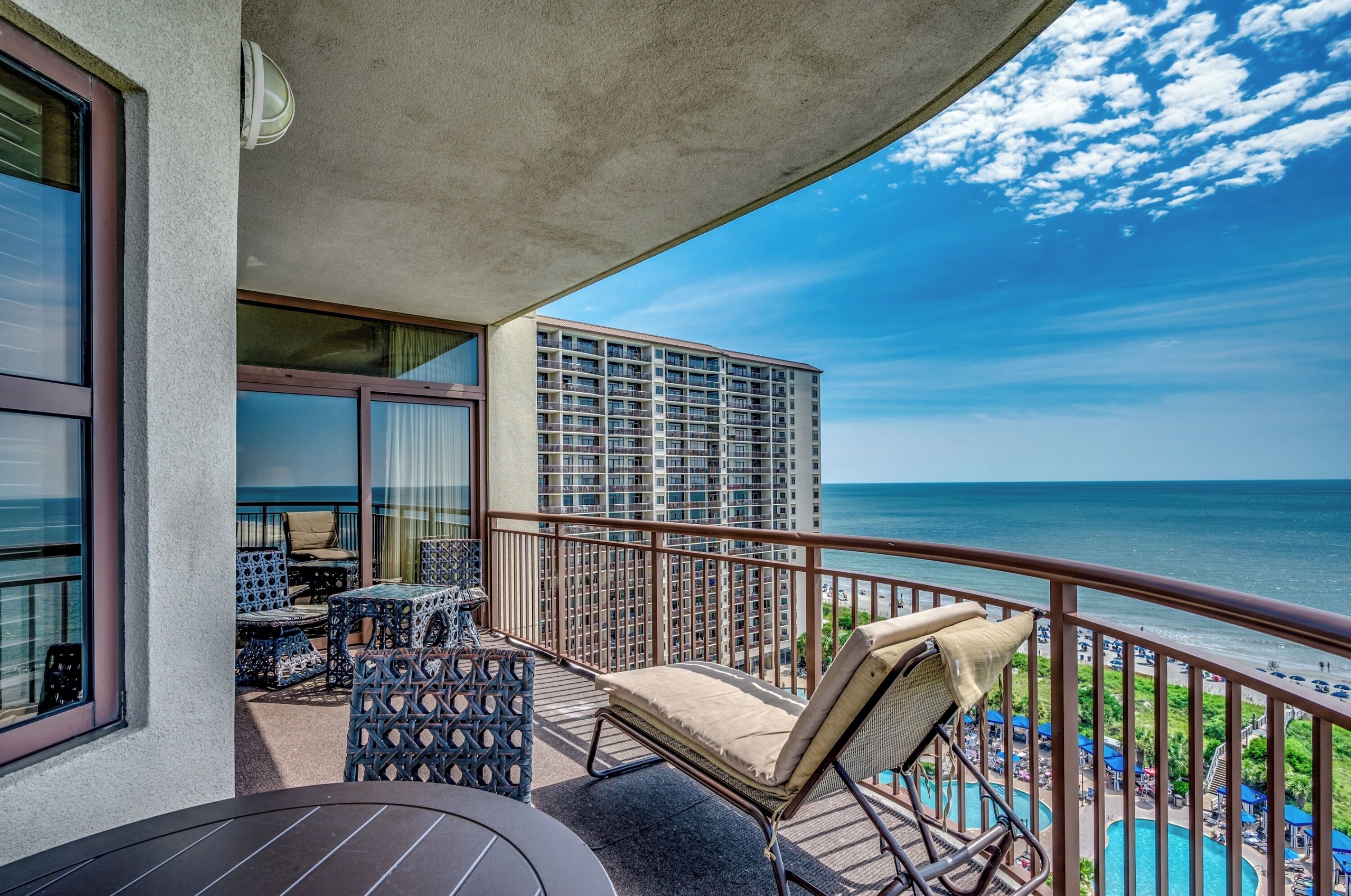1219 Palmetto Oceanfront Four Bedroom Luxury Condo | Balcony