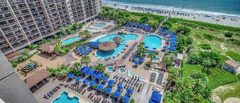 1219 Palmetto Oceanfront Four Bedroom Luxury Condo | Balcony view