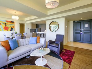 1 sovrum, minibar och värdeförvaringsskåp på rummet