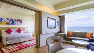 Superior Suite, 1 King Bed, Ocean View | 1 bedroom, minibar, in-room safe, blackout curtains